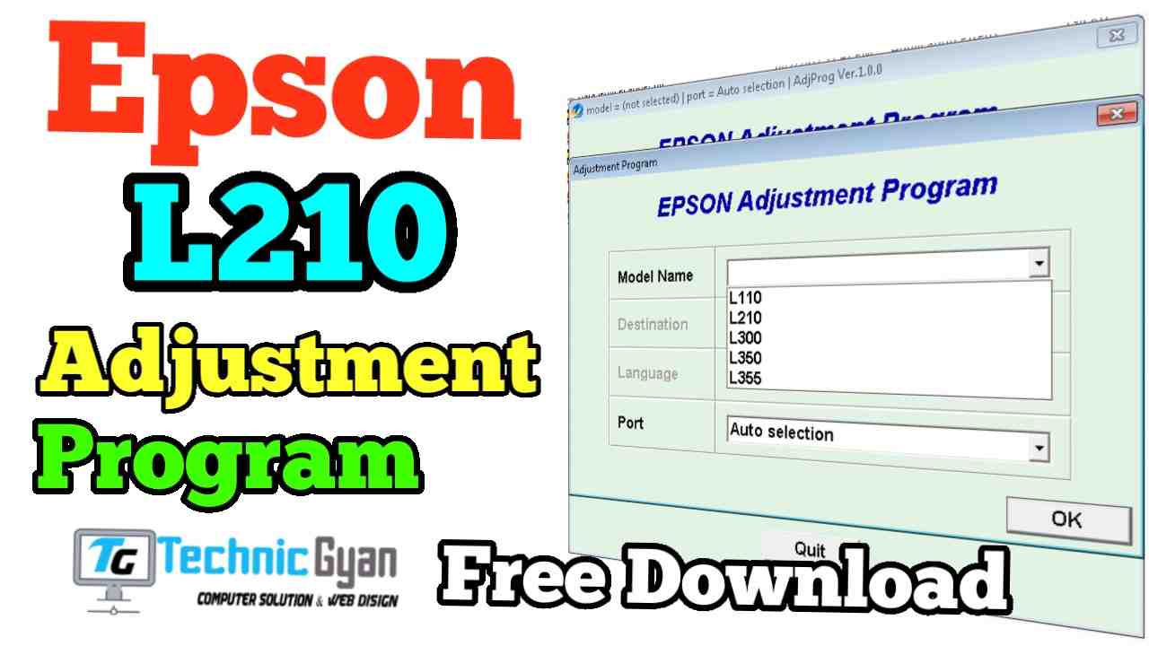 epson l210 adjustment program software free download